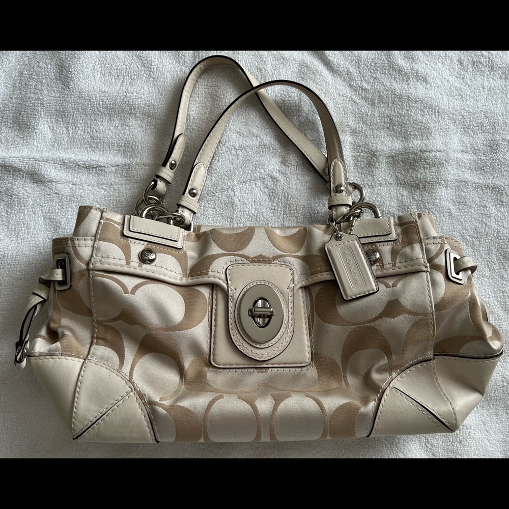 Coach Bag Ivory/Yellow